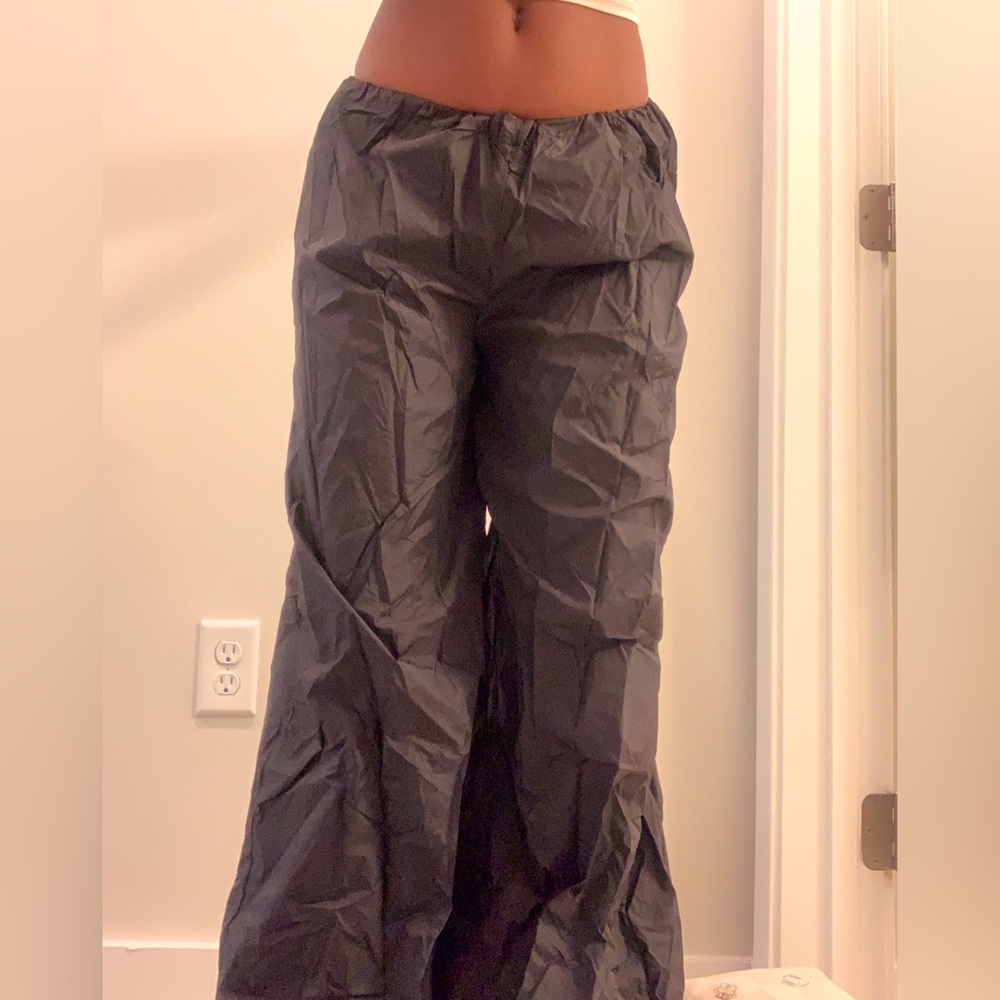 Black Parachute Pants